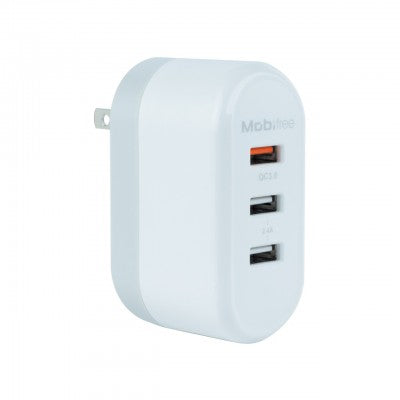 Cargador de pared 3 puertos USB