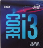 Procesador Intel Core i3-9100 3.60GHz, 4 núcleos Socket 1151, 6 MB Caché. Coffee Lake